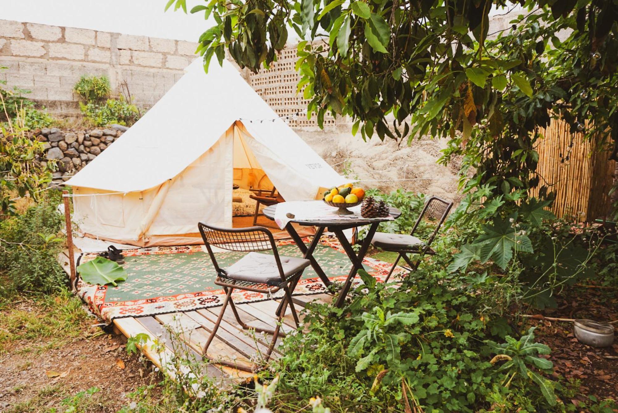 Yurt In Avocado Garden 호텔 기마르 외부 사진